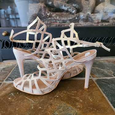 Perugia strappy cutout high heels