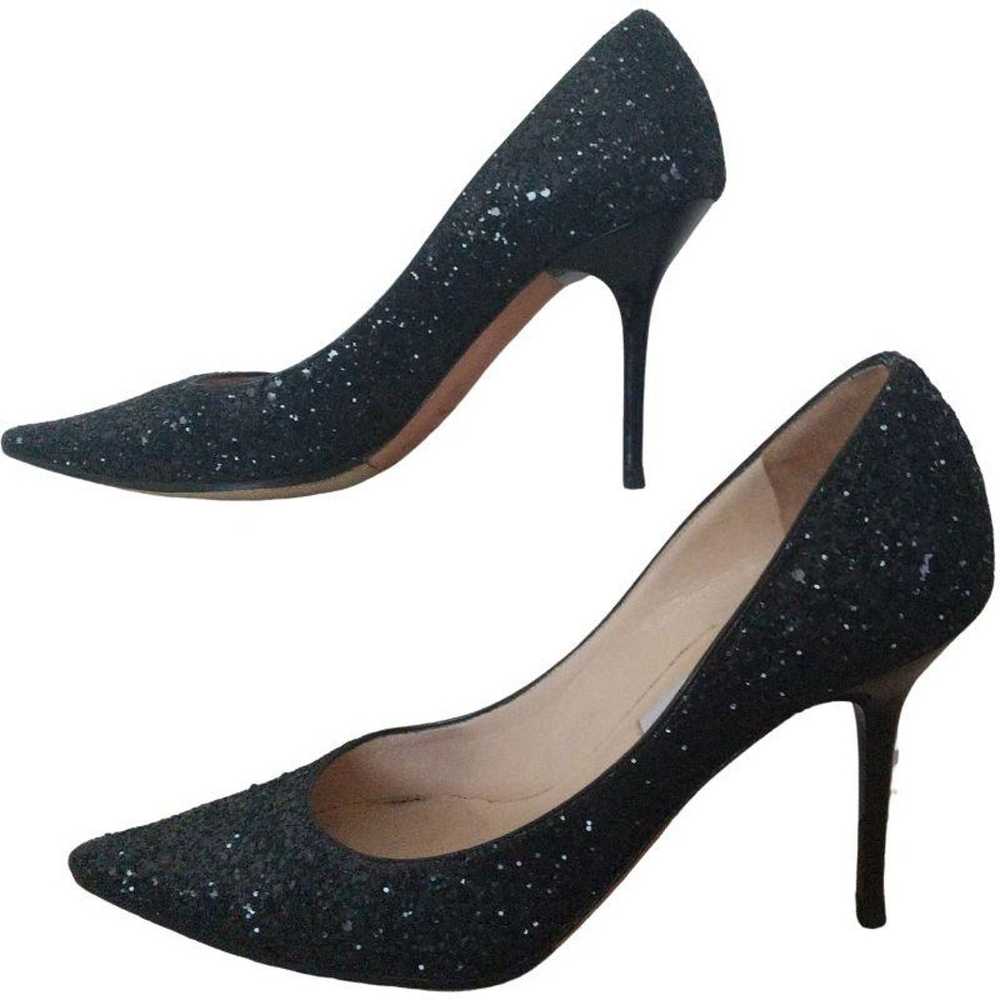 JIMMY CHOO Glitter Pumps, Size 36, Black - image 4