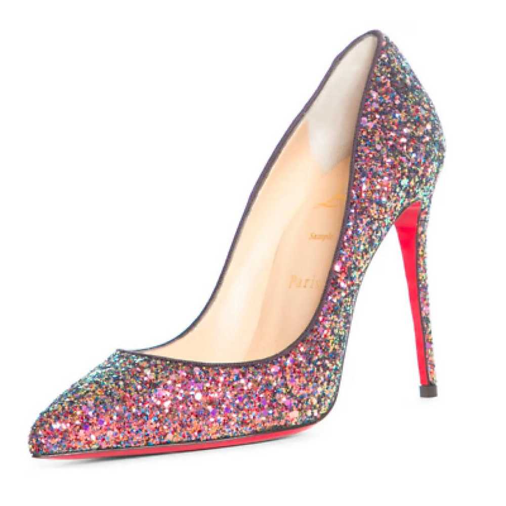 Christian Louboutin So Kate glitter heels - image 2