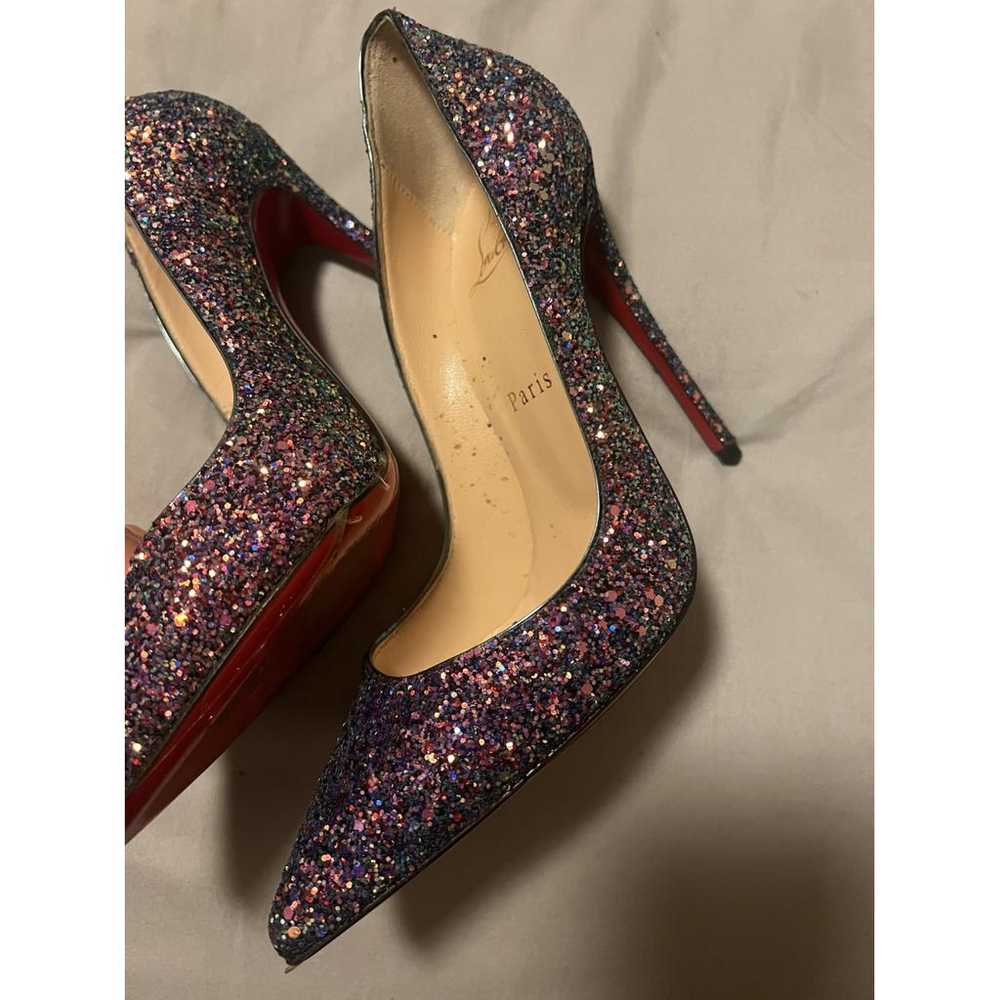 Christian Louboutin So Kate glitter heels - image 3