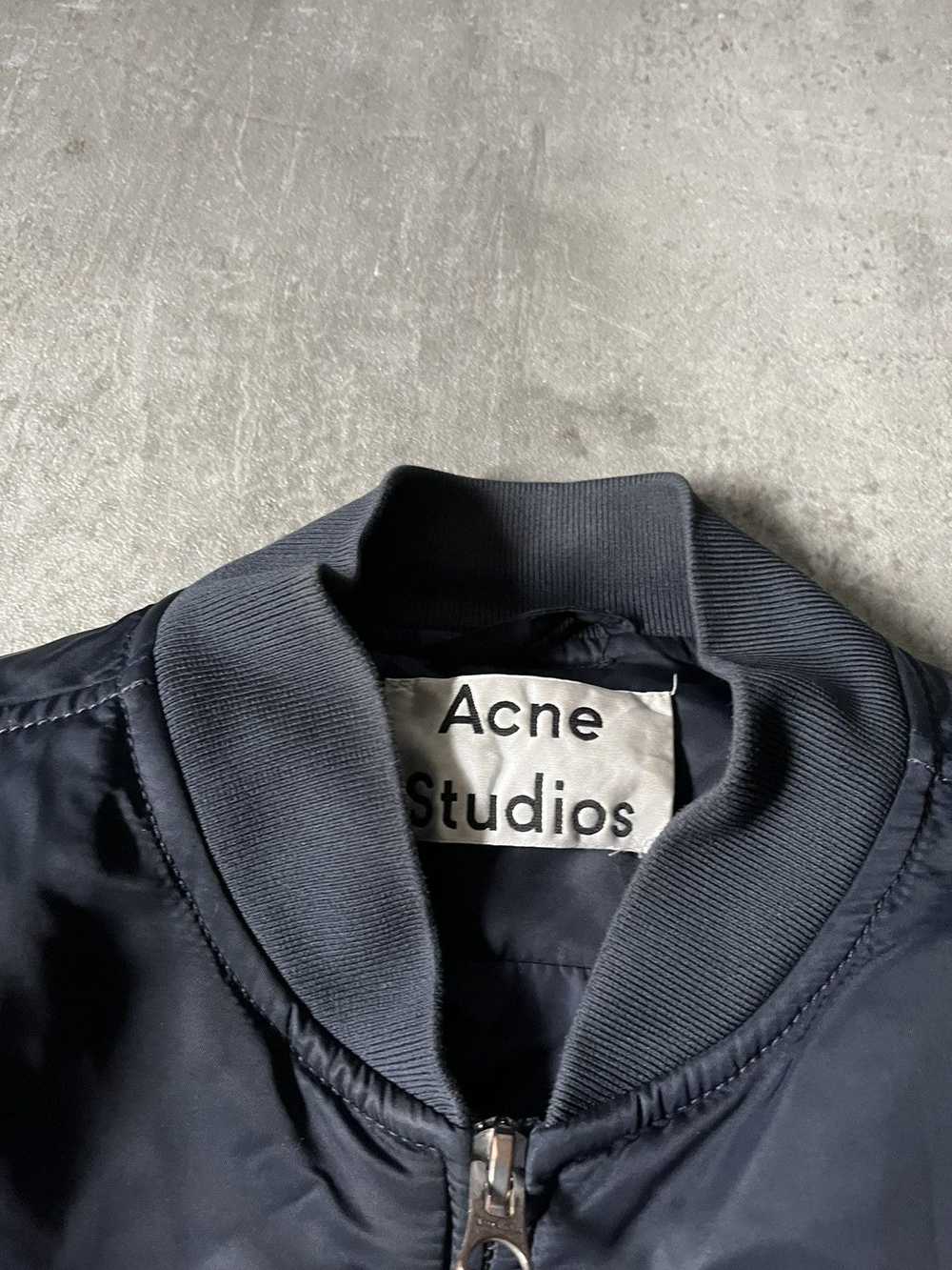 Acne Studios Acne Studios Mylon Shine navy light … - image 7