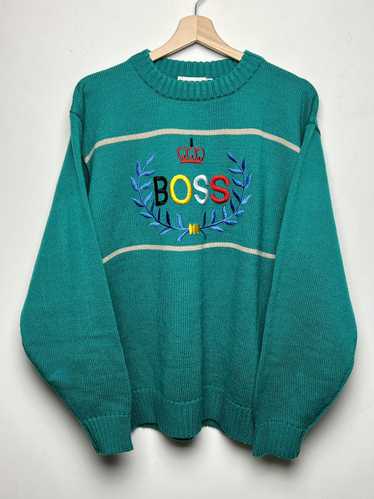 Hugo Boss × Vintage boss logo sweater spellout vi… - image 1