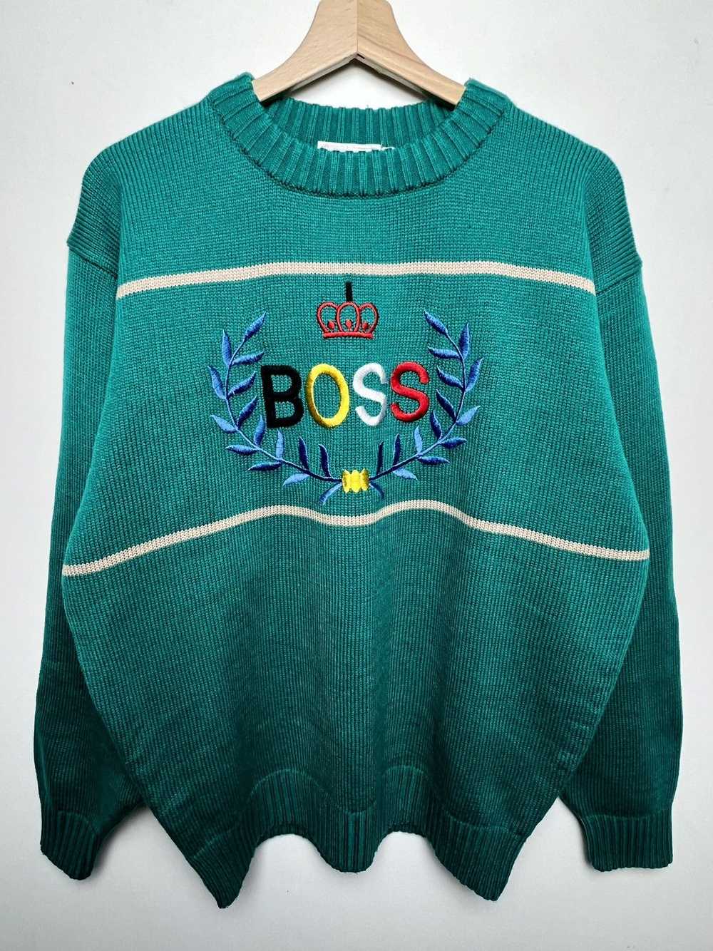 Hugo Boss × Vintage boss logo sweater spellout vi… - image 2