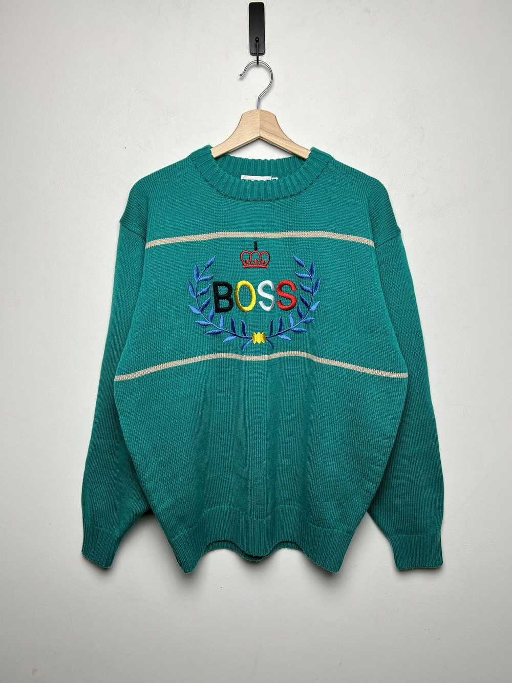 Hugo Boss × Vintage boss logo sweater spellout vi… - image 4