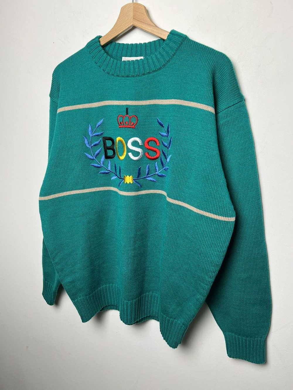 Hugo Boss × Vintage boss logo sweater spellout vi… - image 5