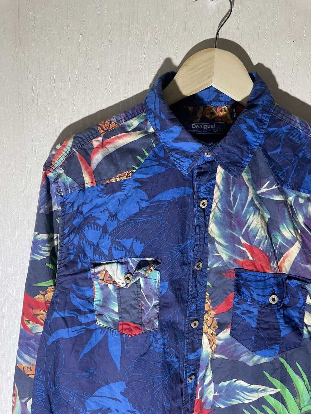 Crazy Shirts × Desigual × Vintage Desigual crazy … - image 3