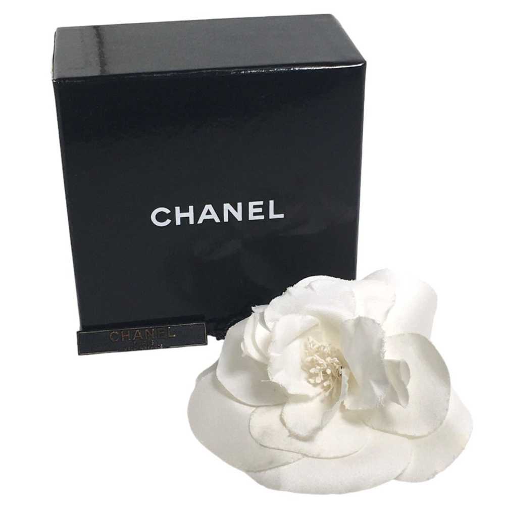 Chanel CHANEL Camellia Brooch Corsage White - image 1