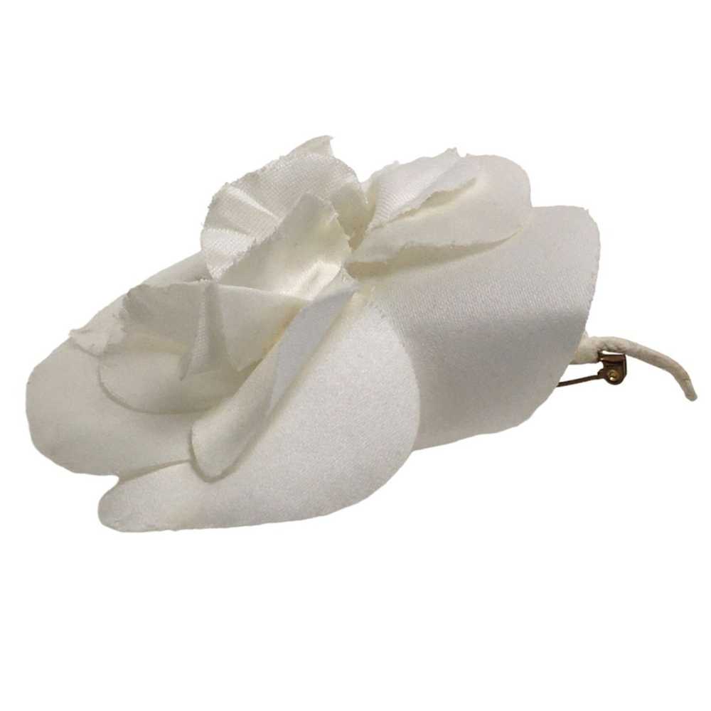 Chanel CHANEL Camellia Brooch Corsage White - image 4