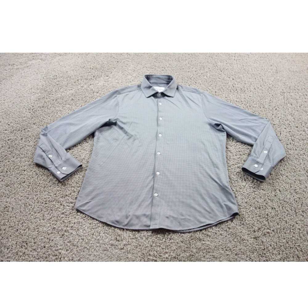 Mizzen+Main Mizzen Main Shirt Mens Medium Gray Bu… - image 1