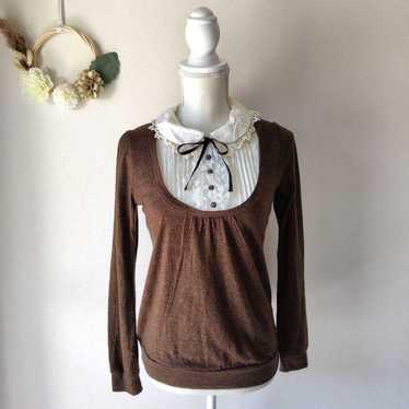 a522 Olive de Olive Collared Long Sleeve Cut and S