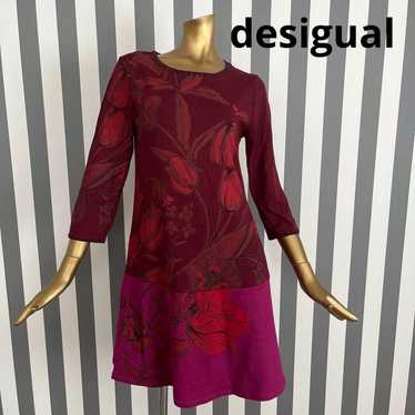 Desigual floral embroidered dress.