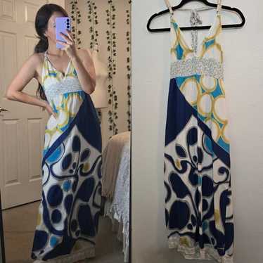 ROXY Maxi Halter Dress Medium