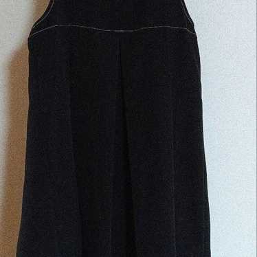 Black long dress.