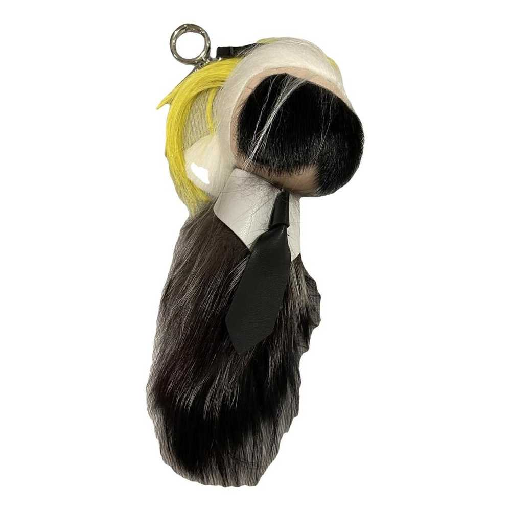 Fendi Karlito mink bag charm - image 1