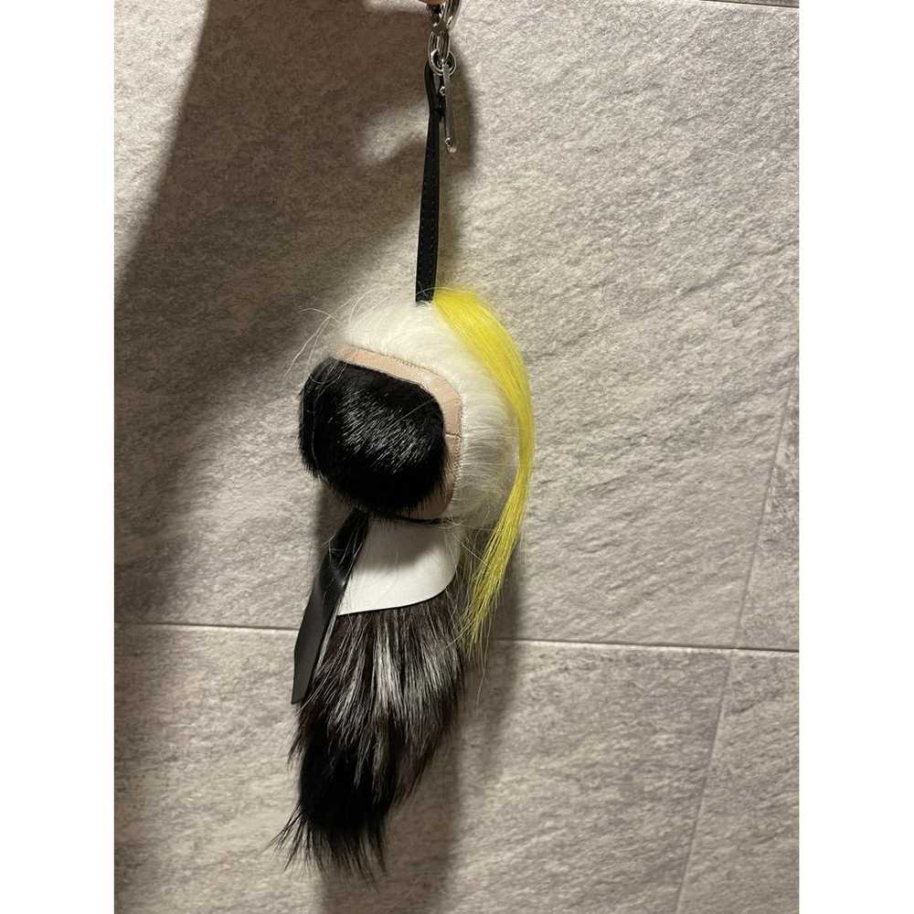 Fendi Karlito mink bag charm - image 6