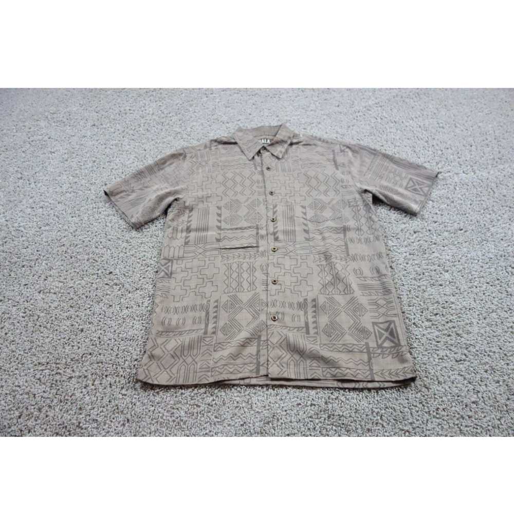 Vintage Kahala Shirt Mens Medium Brown Button Up … - image 1