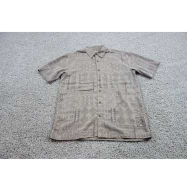 Vintage Kahala Shirt Mens Medium Brown Button Up … - image 1