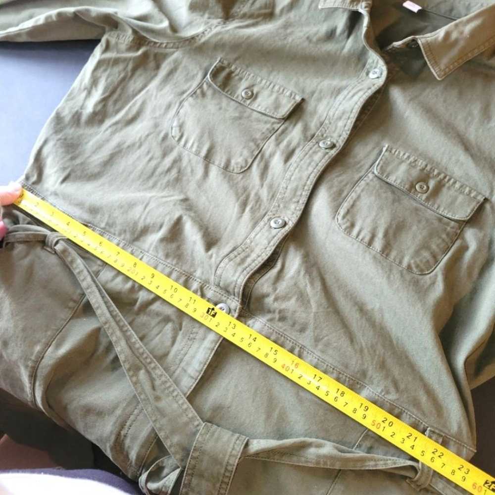 Old Navy Green Utility Canvas Jumpsuit XXL - image 9