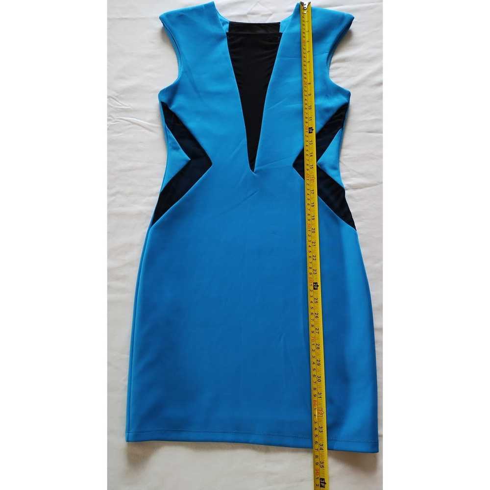 Arden B Women's Blue Padded Shoulder Dress Size M - image 8