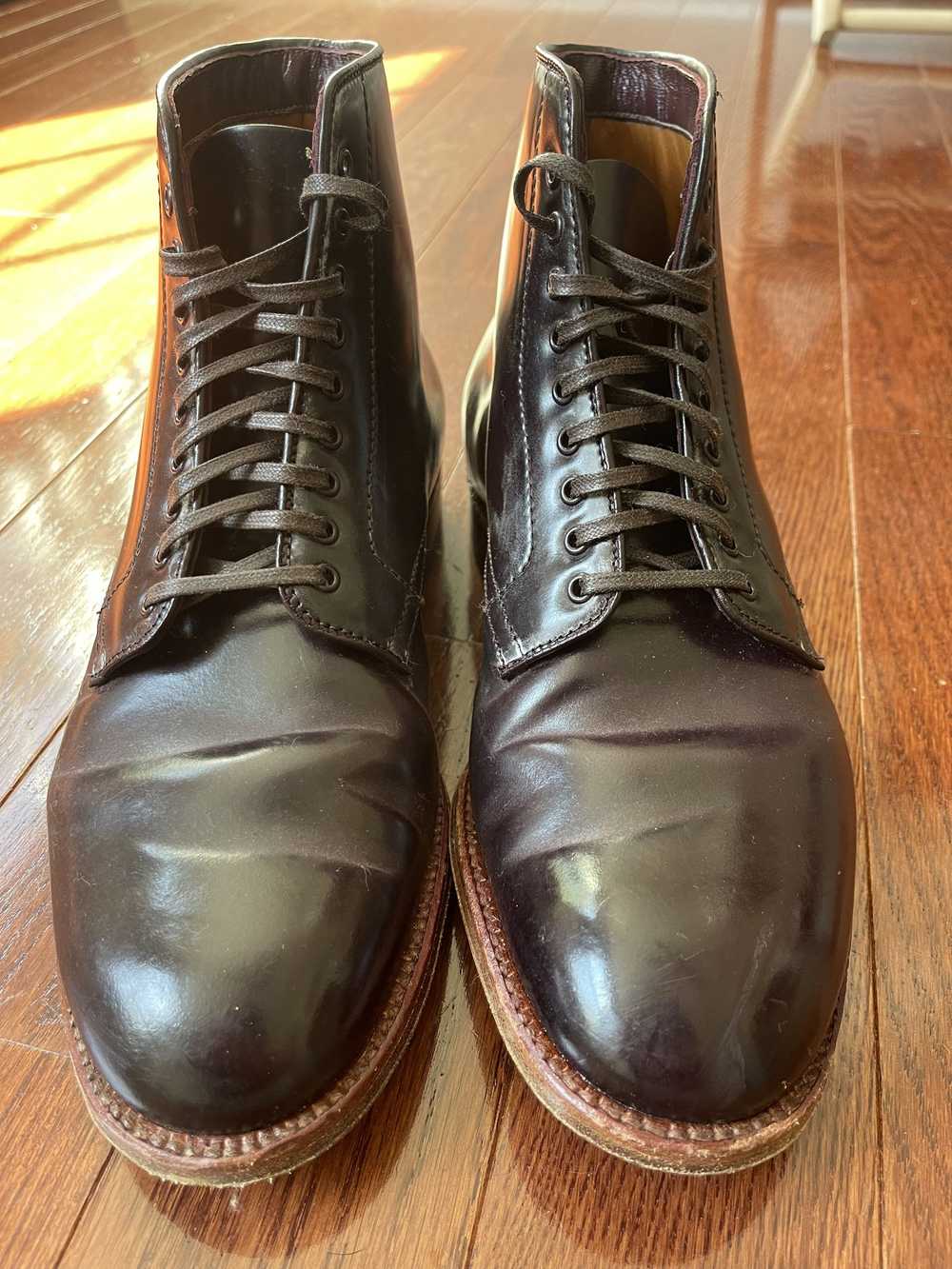 Alden Plain Toe Cordovan Boots - Modified Last - image 3