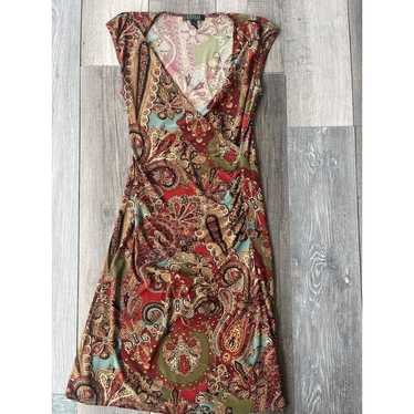 Ralph Lauren Dress Size M Sleeveless rushing dres… - image 1