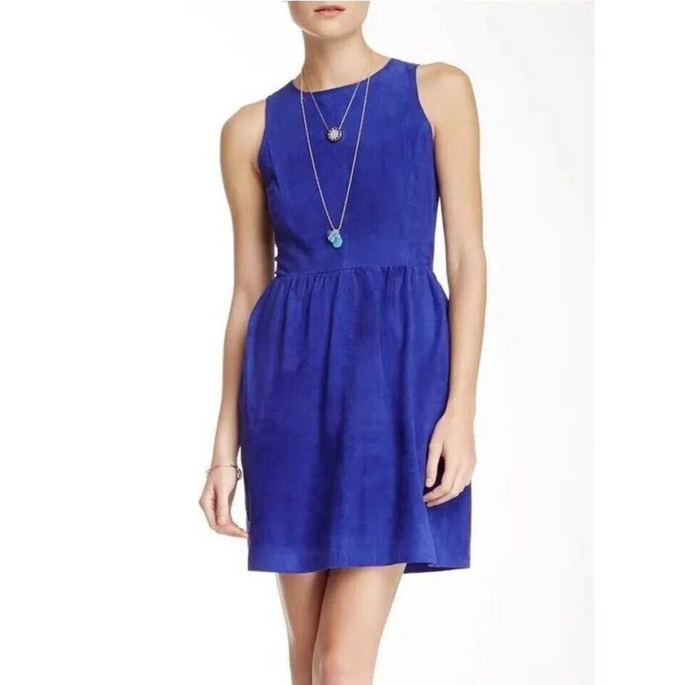 Lucky Brand Genuine Goat Suede Dress Cobalt blue … - image 1