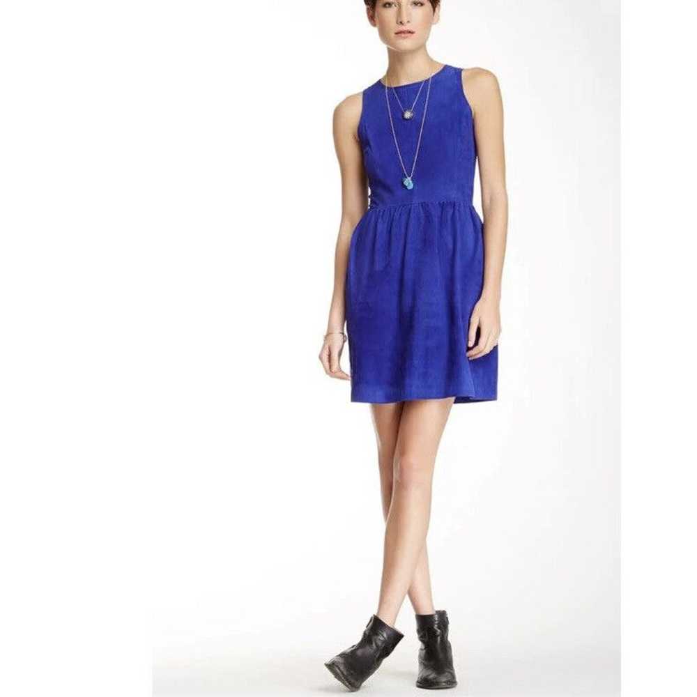 Lucky Brand Genuine Goat Suede Dress Cobalt blue … - image 2