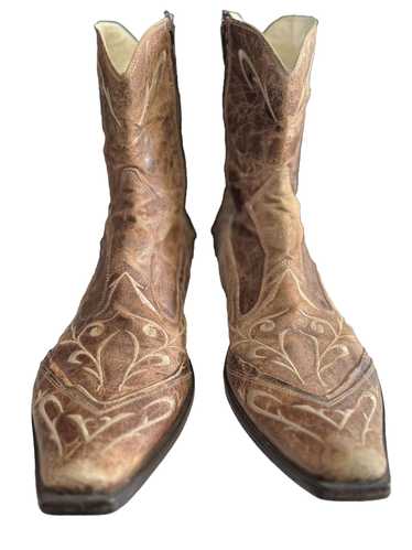 Jo Ghost JO GHOST EMBOSSED WESTERN BOOTS FOR MEN