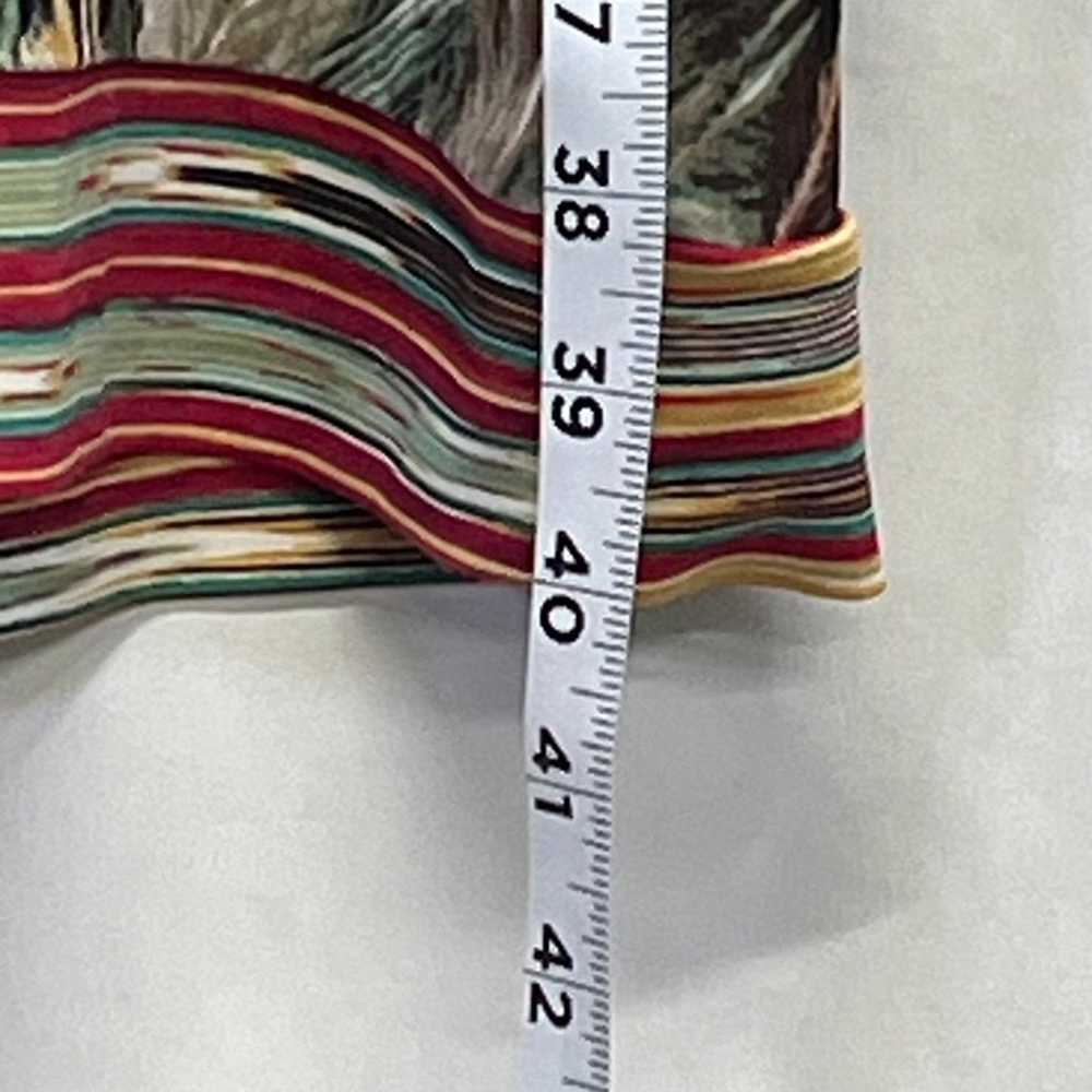 Calvin Klein Multicolored Feather Print Abstract … - image 6