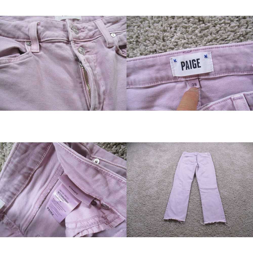 Paige Paige Jeans Womens 27 Purple Cindy Straight… - image 4