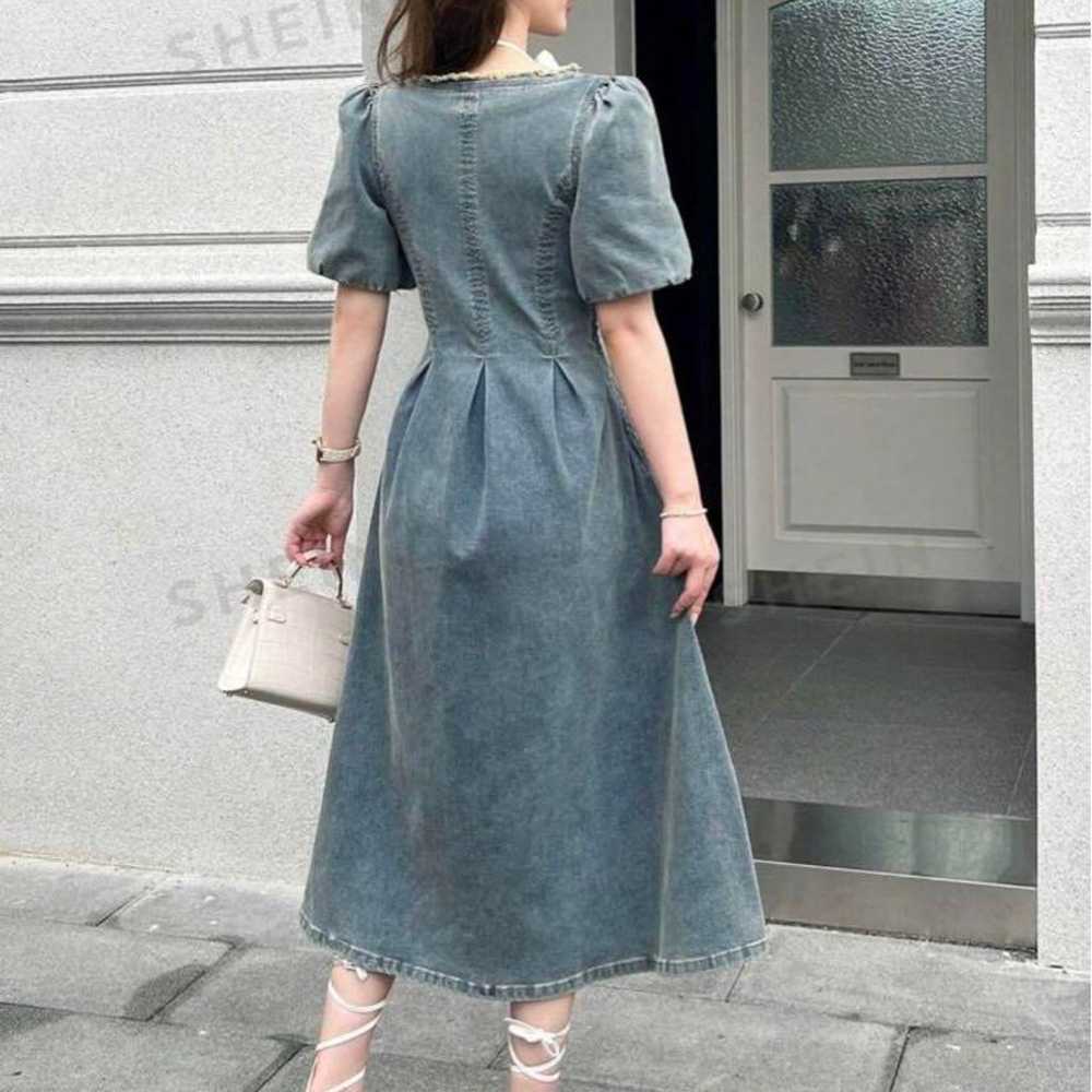 SHEIN denim long dress. - image 2