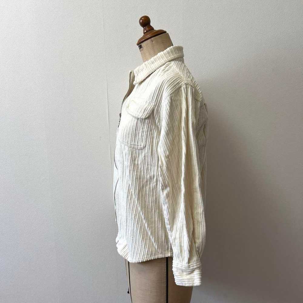 Vintage Corduroy Zip-Up Shirt - image 4