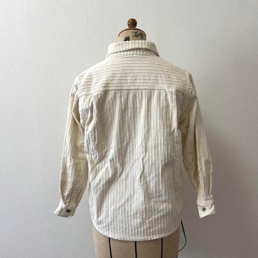 Vintage Corduroy Zip-Up Shirt - image 5