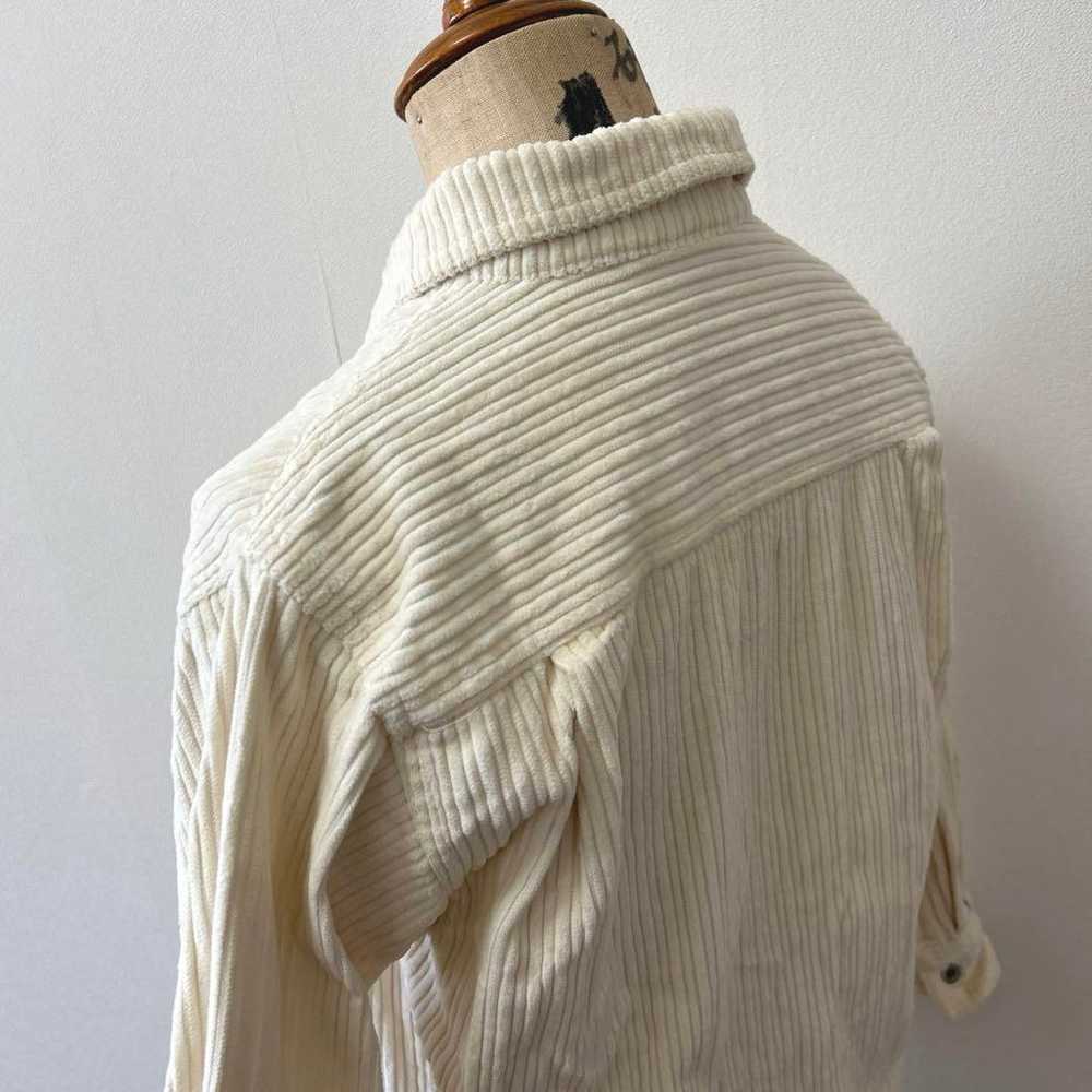 Vintage Corduroy Zip-Up Shirt - image 6