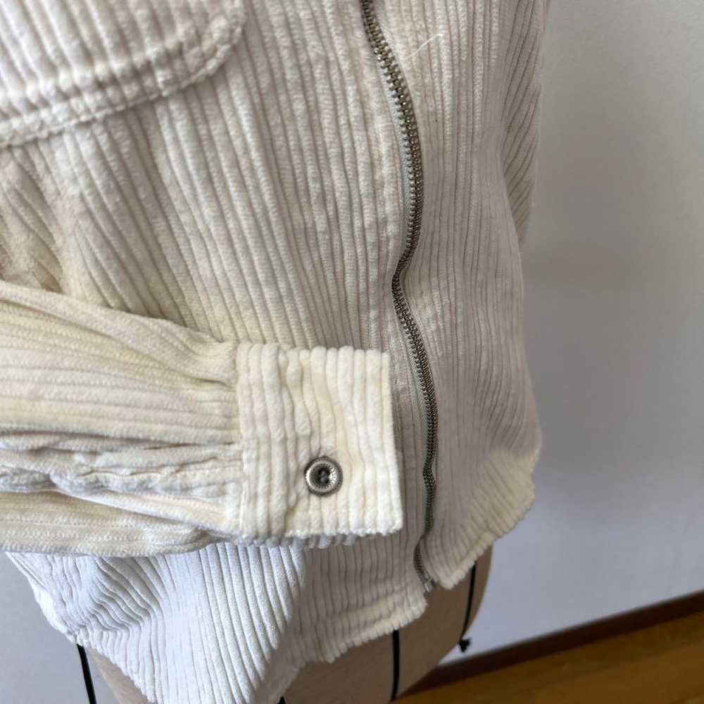 Vintage Corduroy Zip-Up Shirt - image 7