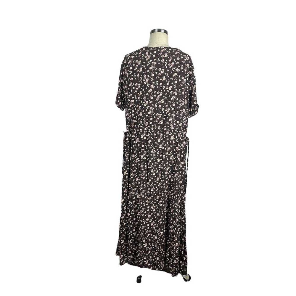 FATFACE Brown Floral Daisy Pattern Midi Dress Wom… - image 5