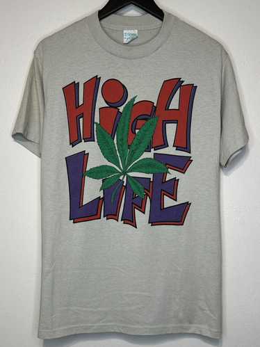 Made In Usa × Vintage Vintage 90s High Life Weed D