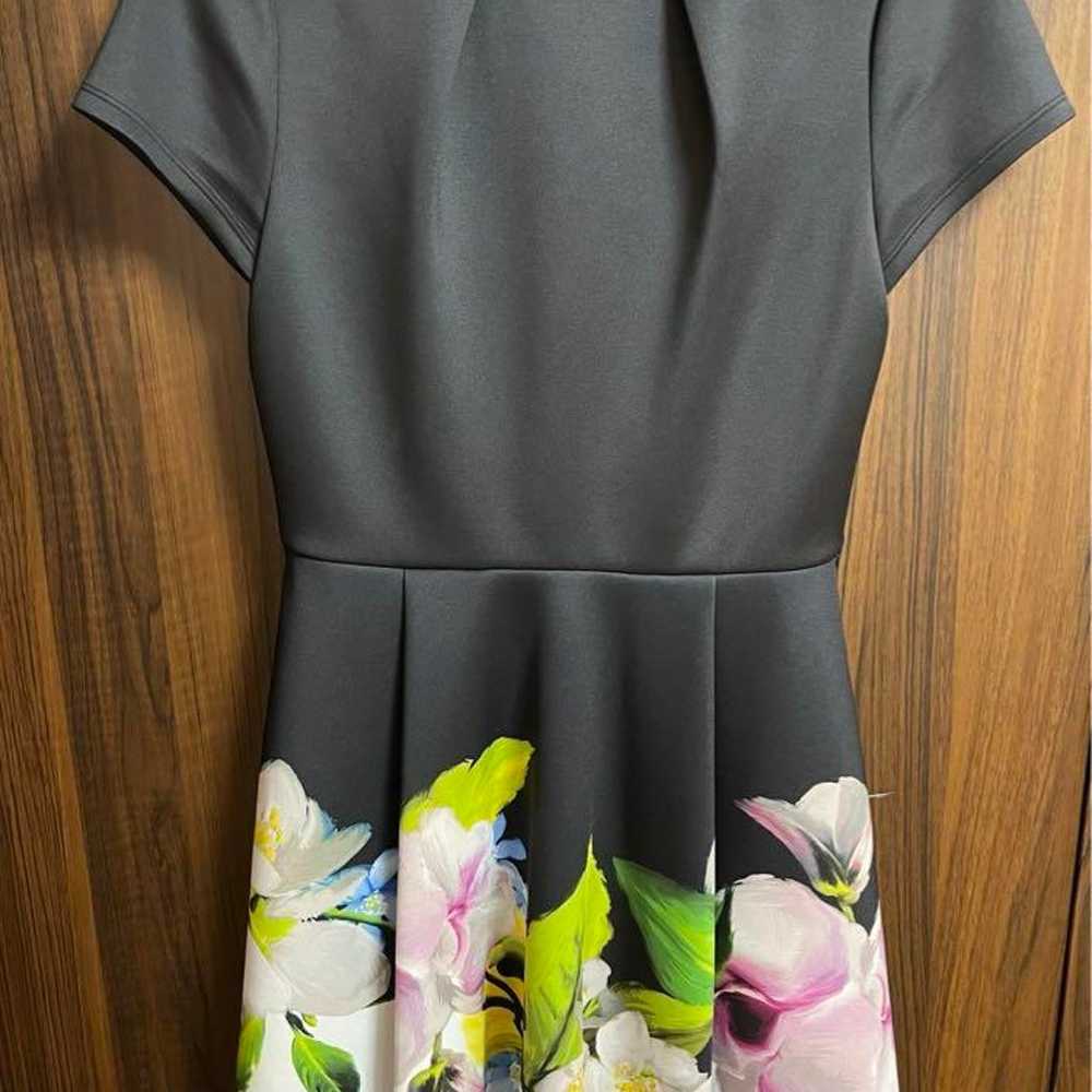 Lowest price! Ted Baker Flower A-Line Dress Size 1 - image 1