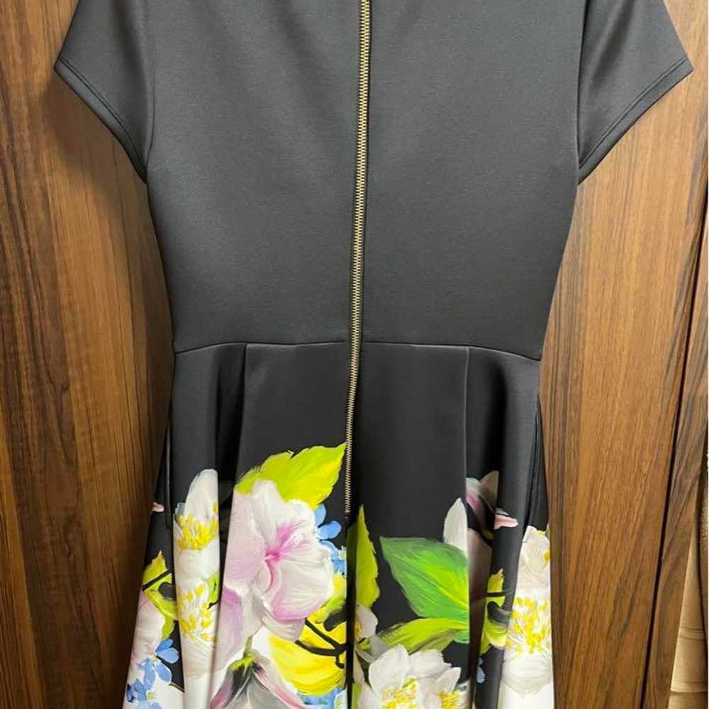 Lowest price! Ted Baker Flower A-Line Dress Size 1 - image 3