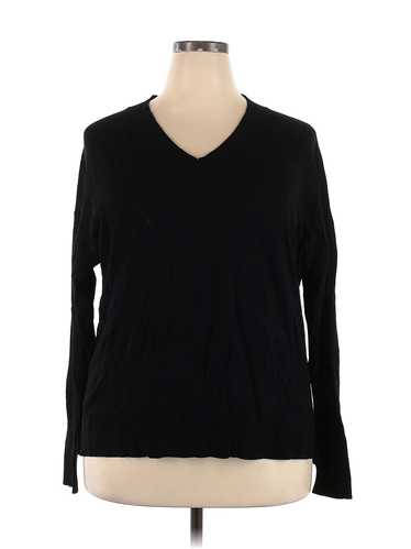 Matty M Women Black Pullover Sweater XXL