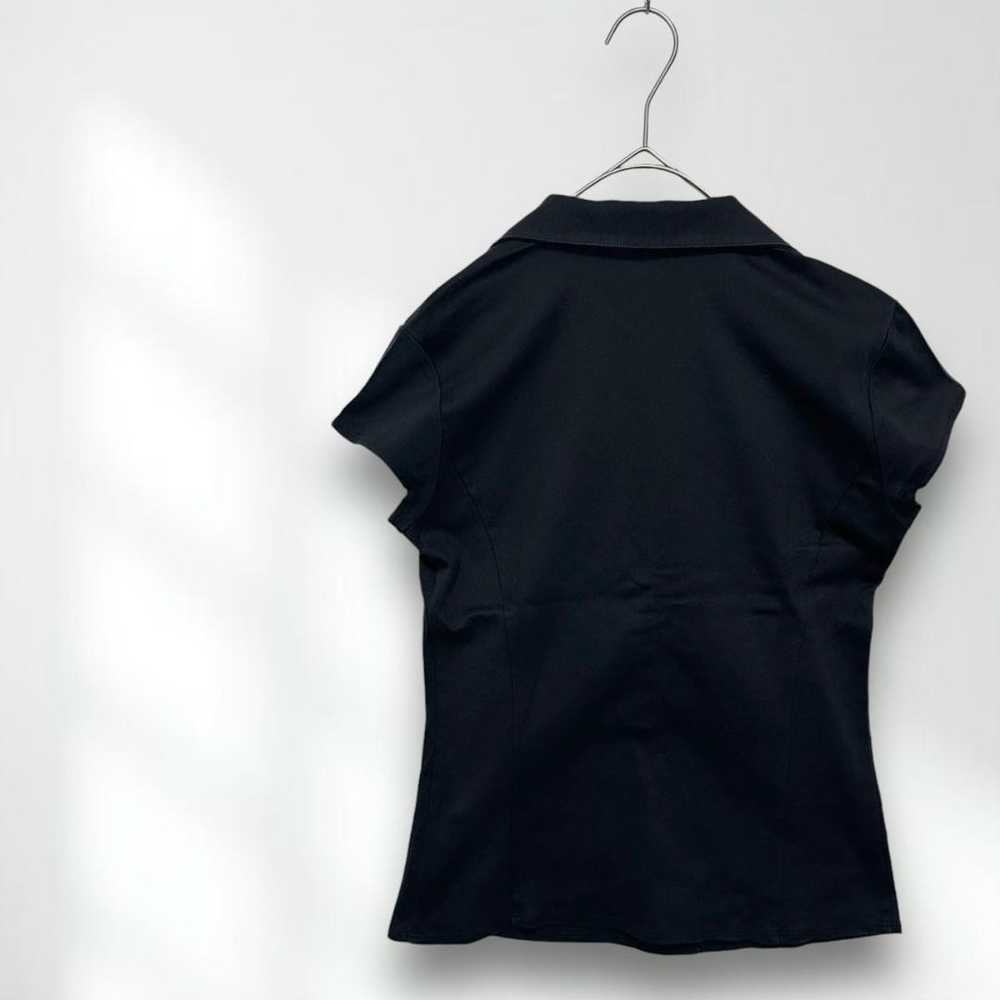 E6157 【Narakamieche】Blouse 100% Cotton Navy Plain… - image 4