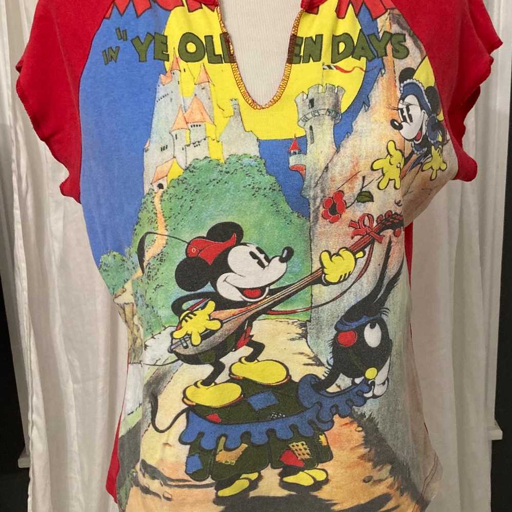 VTG Walt Disney World Women’s Top Sz XL Full Fron… - image 1