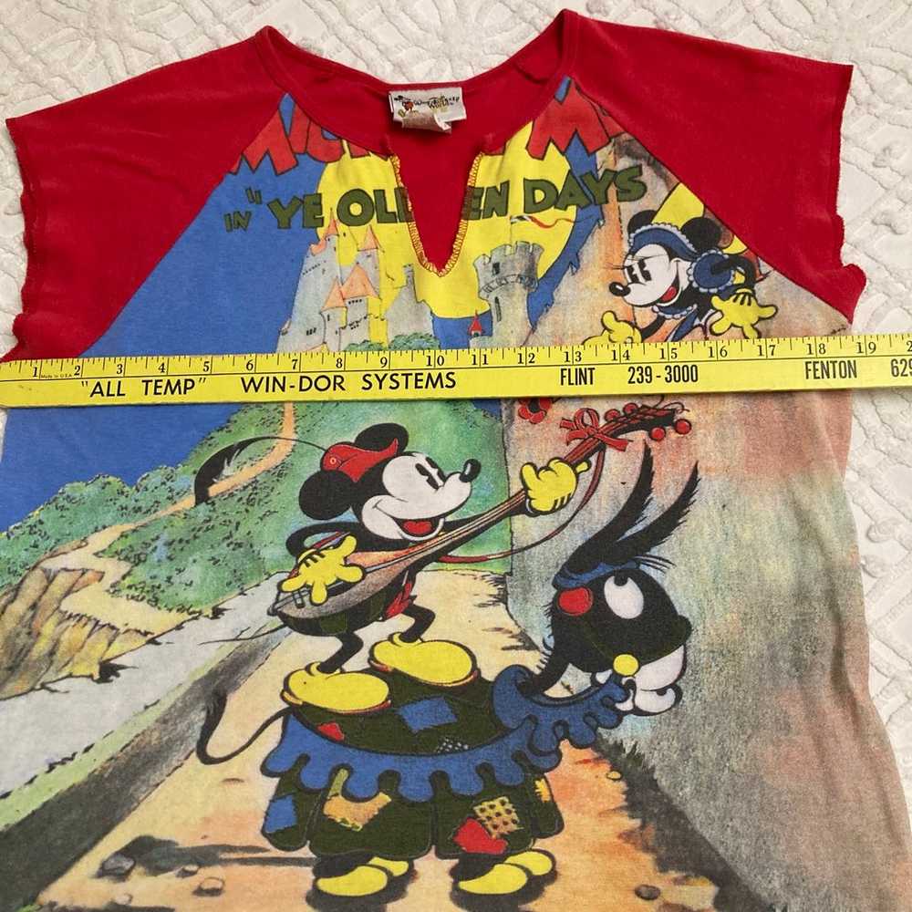 VTG Walt Disney World Women’s Top Sz XL Full Fron… - image 4