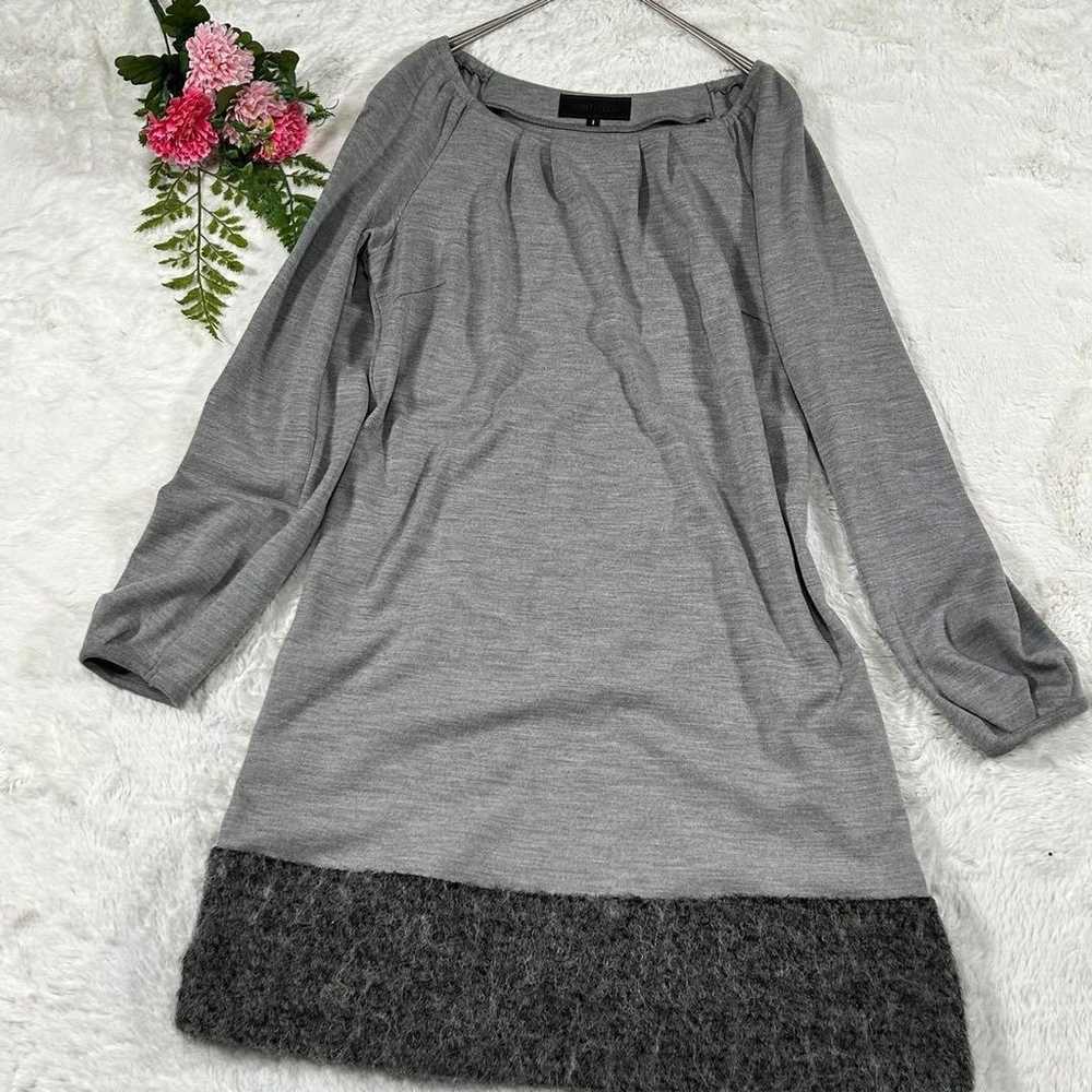 【UNTITLED】Alpaca blend tunic dress [size S] made … - image 2