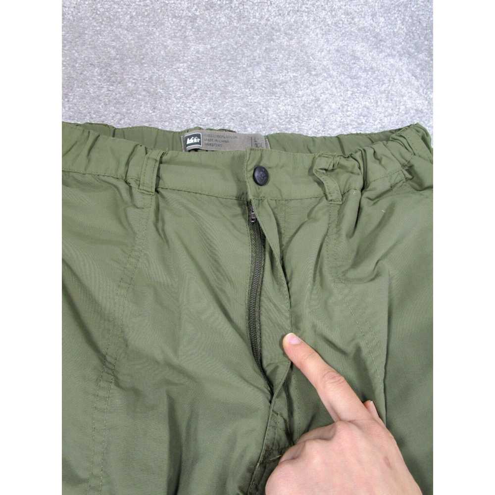 Vintage Rei Pants Mens Large Green Nylon Cargo Co… - image 2