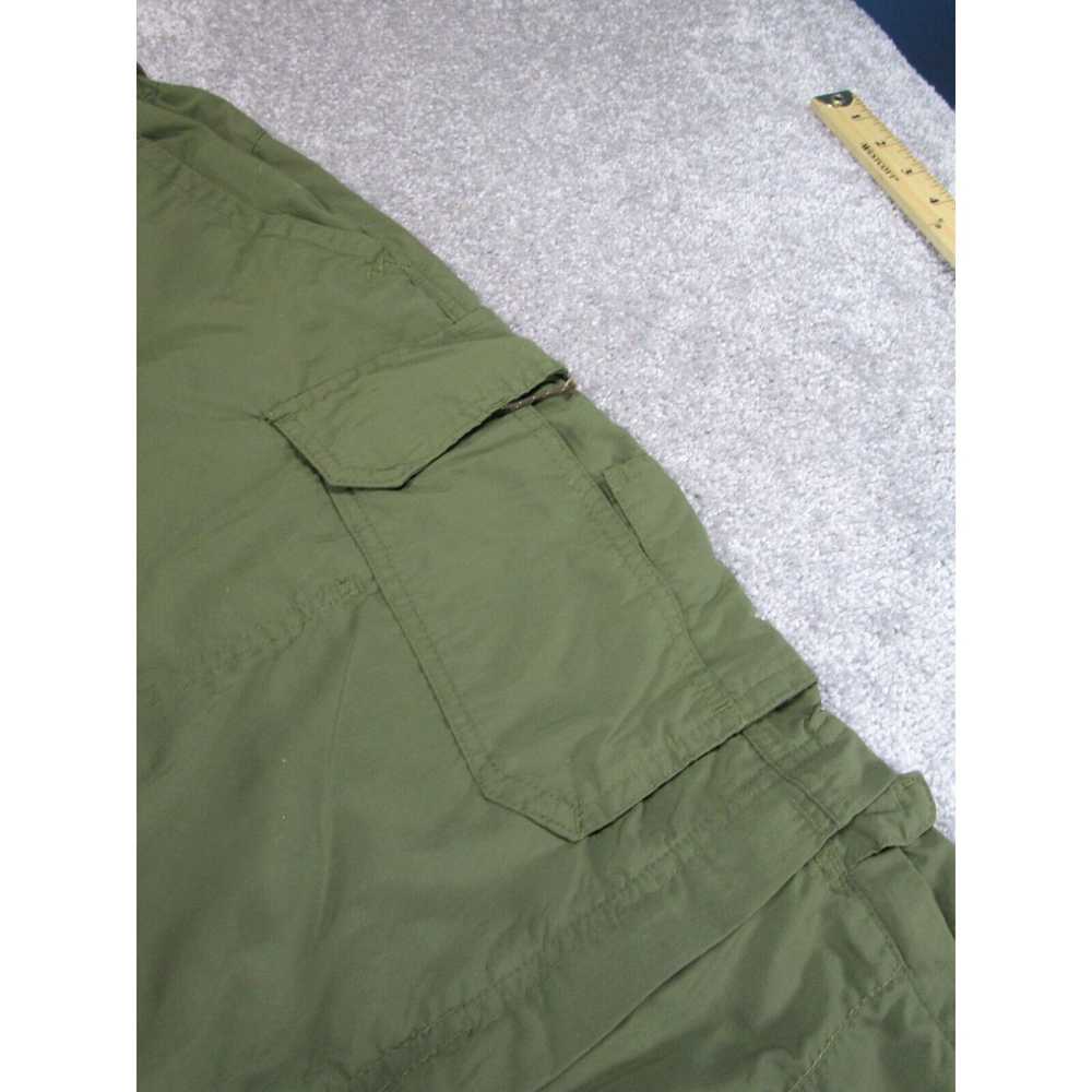 Vintage Rei Pants Mens Large Green Nylon Cargo Co… - image 3