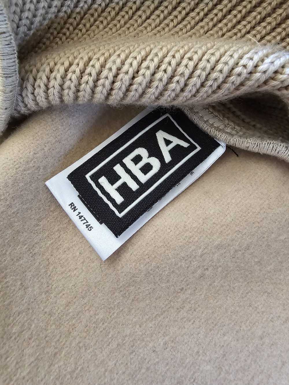 Hood By Air HBA velcro logo wool Hoodie - image 12