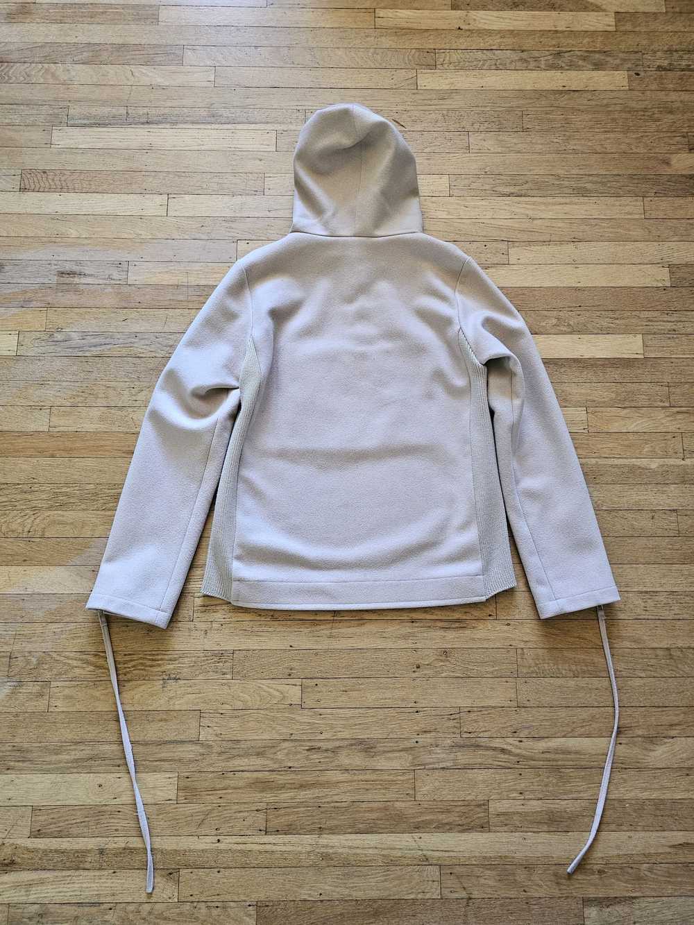 Hood By Air HBA velcro logo wool Hoodie - image 2