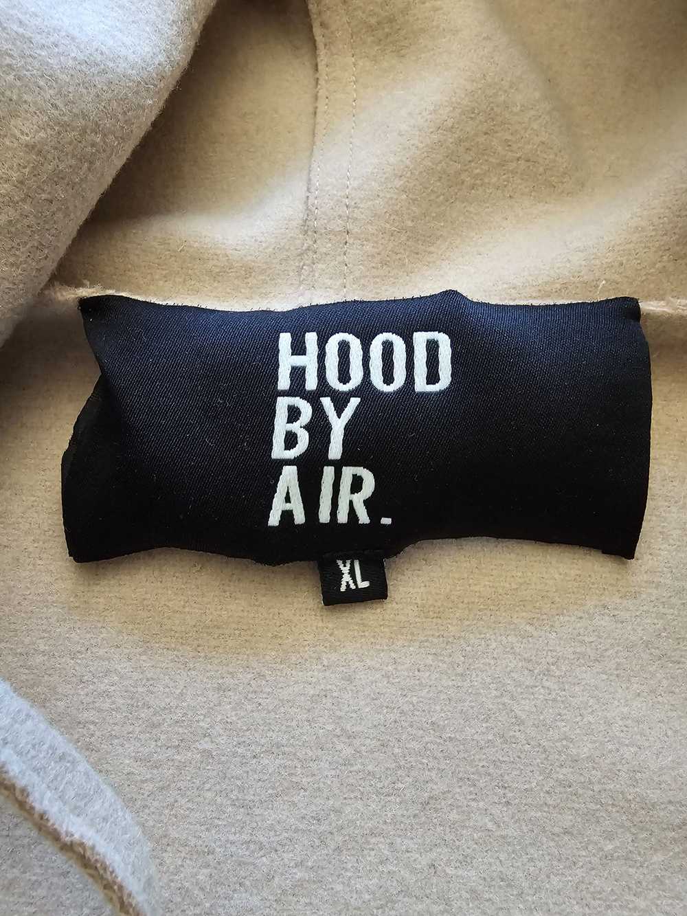 Hood By Air HBA velcro logo wool Hoodie - image 3