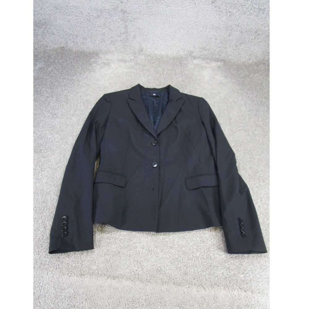 Hugo Boss Boss Blazer Womens 8 Navy Blue Virgin W… - image 1